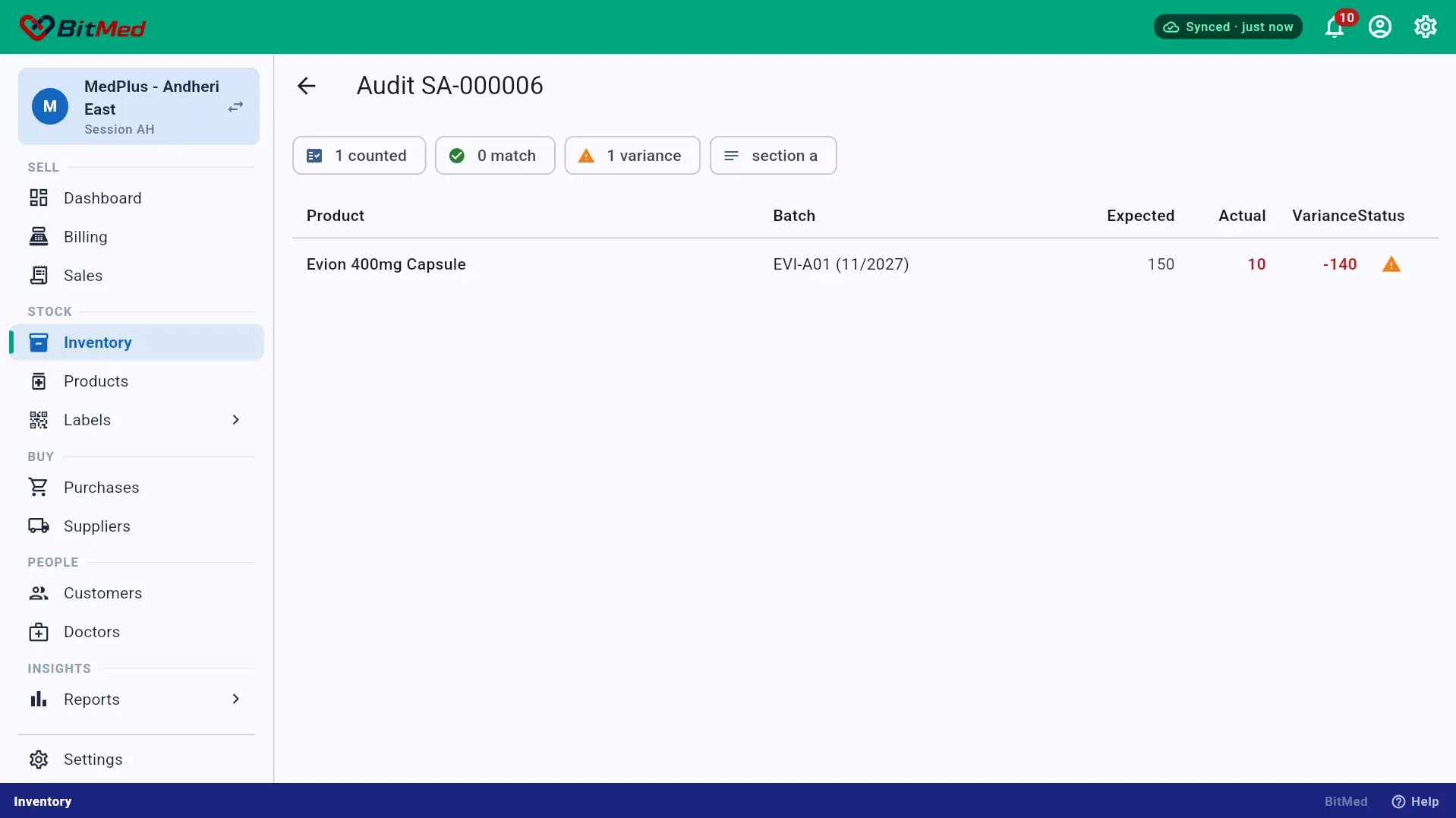 Completing the audit